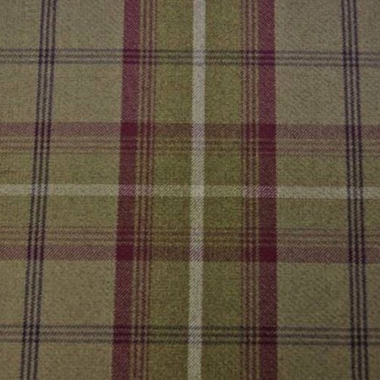 Large High Back Chair in Balmoral Heather Tartan Fabric | Beaumont