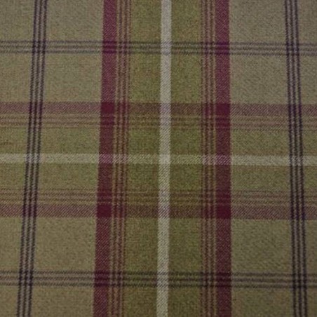 Large High Back Chair in Balmoral Heather Tartan Fabric | Beaumont