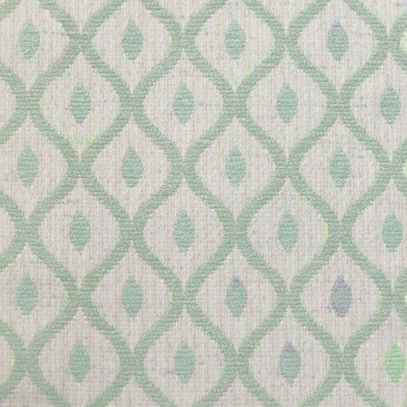 52" Medium Chaise Longue in a Woburn Trellis Green Fabric