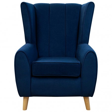 navy blue arm chair