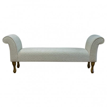 natural Large upholstered window seat