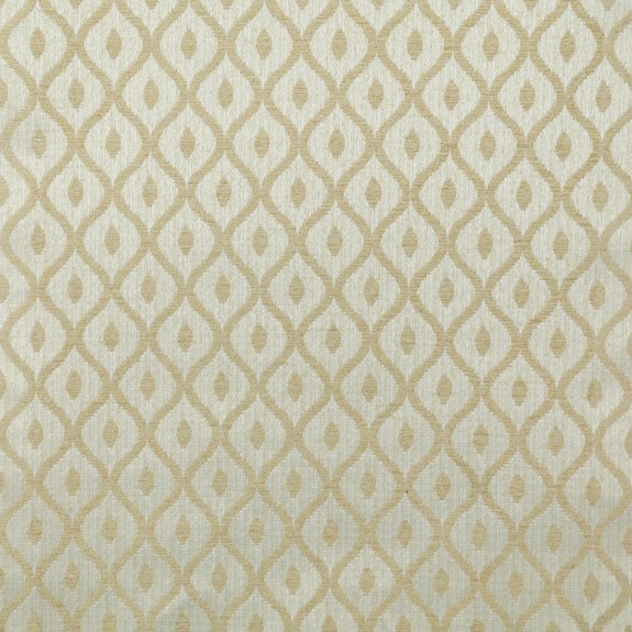 56" Medium Chaise Longue in a Woburn Gold Trellis Fabric
