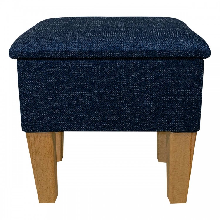navy blue dressing table stool