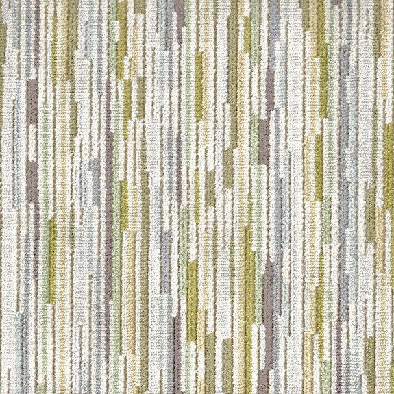 LUXE Designer Tub Chair in Extravaganza Stripe Burst Lime Fabric