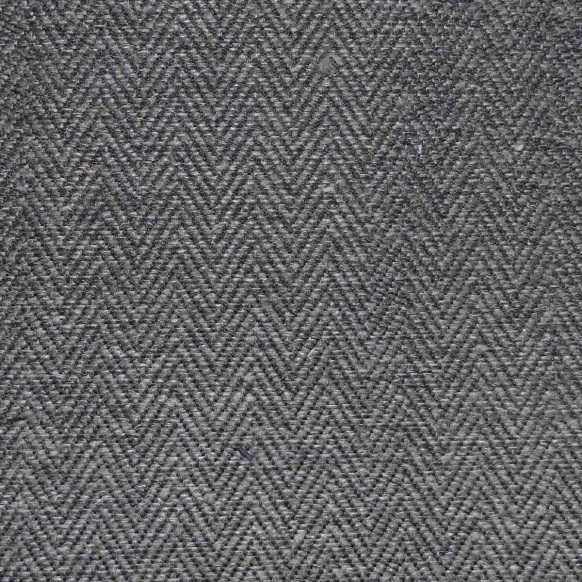 Storage Footstool, Ottoman, Pouffe in a Dundee Herringbone Grey Fabric