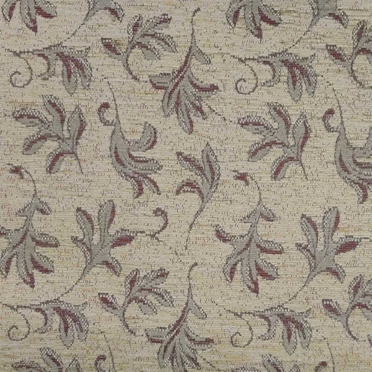 Storage Footstool in a Camden Leaf Wheat Fabric | Beaumont