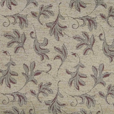 Storage Footstool in a Camden Leaf Wheat Fabric | Beaumont