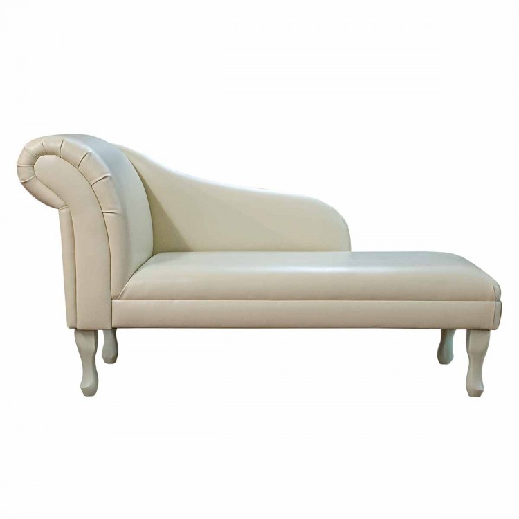 cream leather chaise lounge cream leather chaise lounge