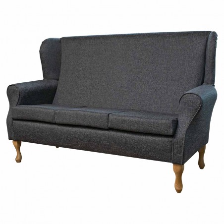 3 Seater Westoe Sofa in Ponte Plain Slate Fabric PON3313 | Beaumont