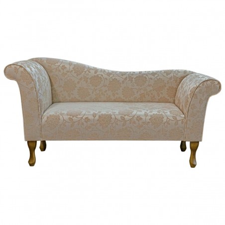 Designer Chaise Sofa in Woburn Floral Beige Fabric SR17072 | Beaumont
