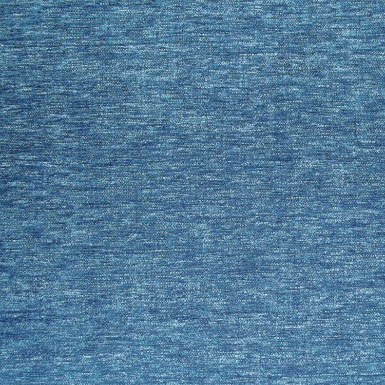 Small Chaise Sofa in Coniston Plain Blue Chenille Fabric | Beaumont