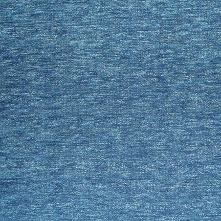 Small Chaise Sofa in Coniston Plain Blue Chenille Fabric | Beaumont