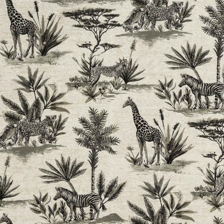 Handmade Storage Bench in Fryetts Safari Wildlife Fabric | Beaumont