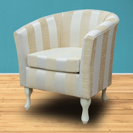 Gold tub chair