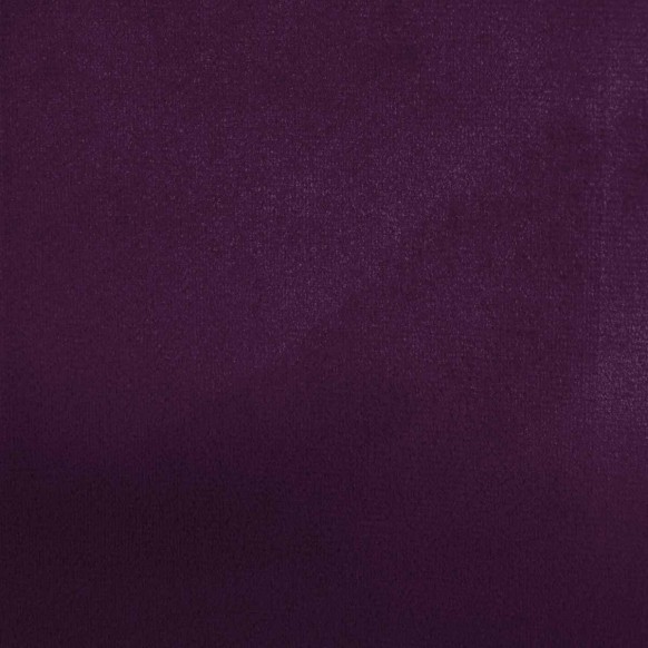 Fluted Storage Footstool Ottoman in Monaco Amethyst Supersoft Velvet Fabric