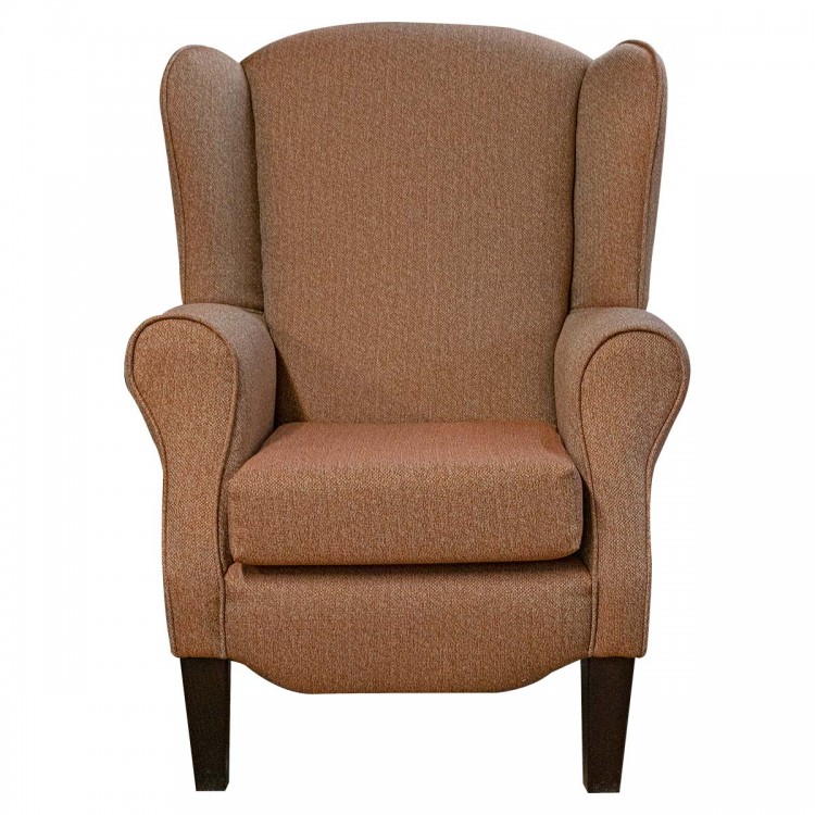 Duchess Armchair in Dundee Hopsack Terra Fabric | Beaumont