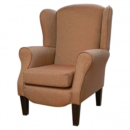 Duchess Armchair in Dundee Hopsack Terra Fabric | Beaumont