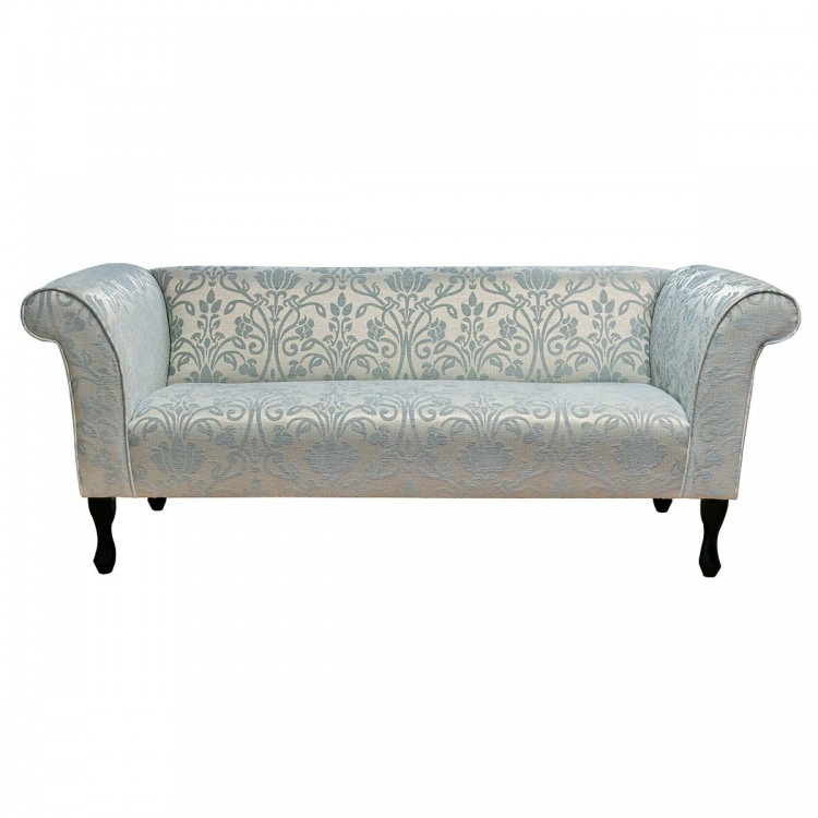 Compact 3 Seater Sofa in Woburn Medallion Blue Fabric SR17051| Beaumont