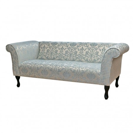 Compact 3 Seater Sofa in Woburn Medallion Blue Fabric SR17051| Beaumont