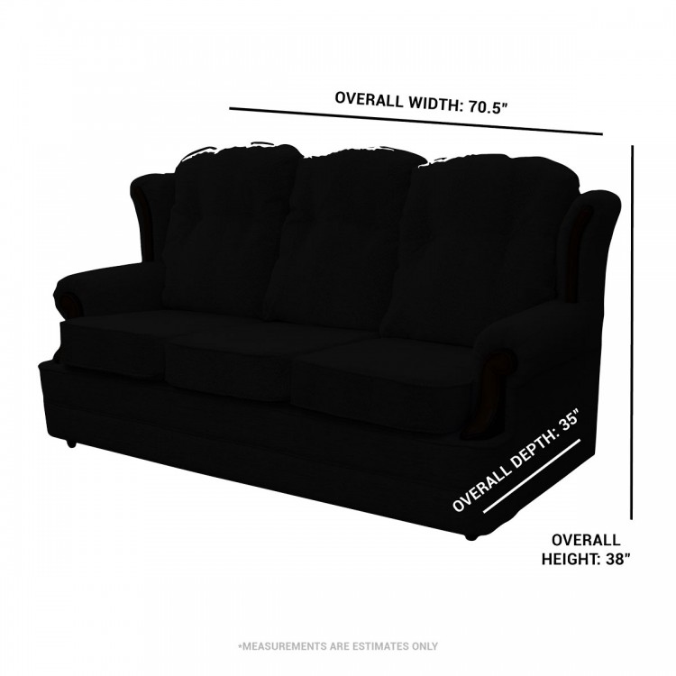 3 Seater Verona Sofa in a Paris Stone Floral Plain Fabric | Beaumont