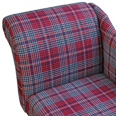 Medium Chaise Longue in Bologna Port Tartan BOL3261 | Beaumont
