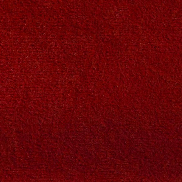 Designer Chaise Chair in Plush Postbox Red Fabric