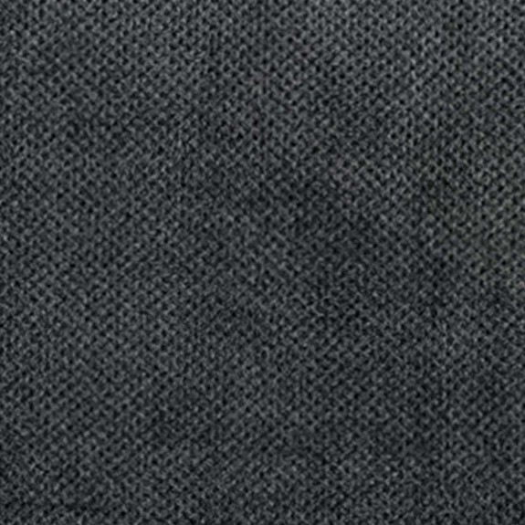 52" Medium Chaise Longue in Casper Grey Dimple Dot Velvet Fabric