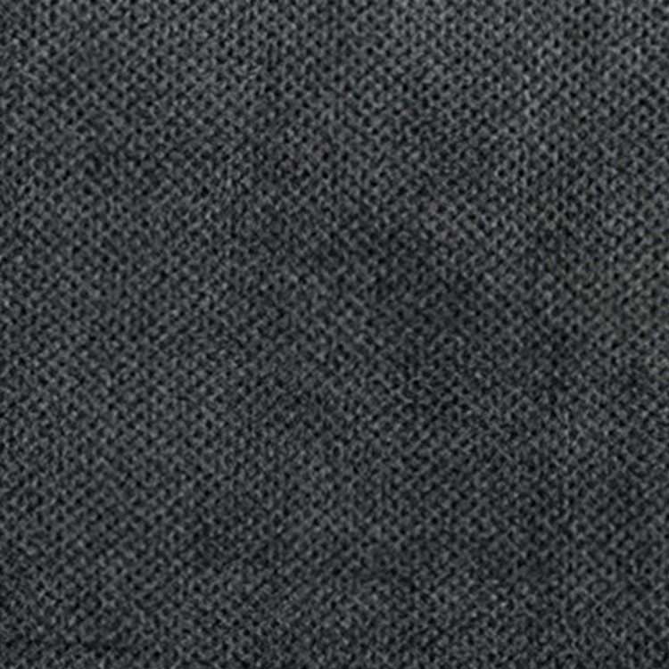 Medium Chaise Longue in Casper Grey Dimple Dot Velvet Fabric | Beaumont