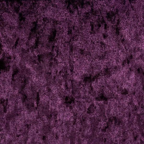 Designer Chaise Chair in Shimmer Amethyst Crushed Velvet Fabric