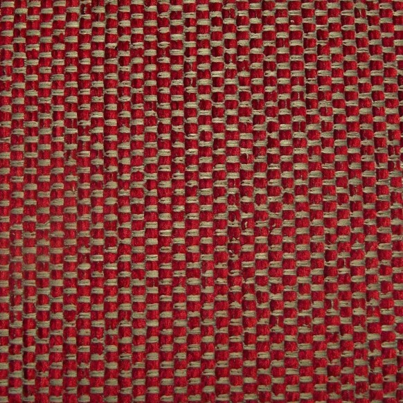 LUXE 41" Mini Chaise Longue in an AquaClean Oban Rouge Weave Fabric