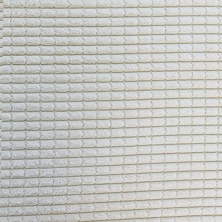 Medium Chaise Longue in Brick Cream Fabric | Beaumont