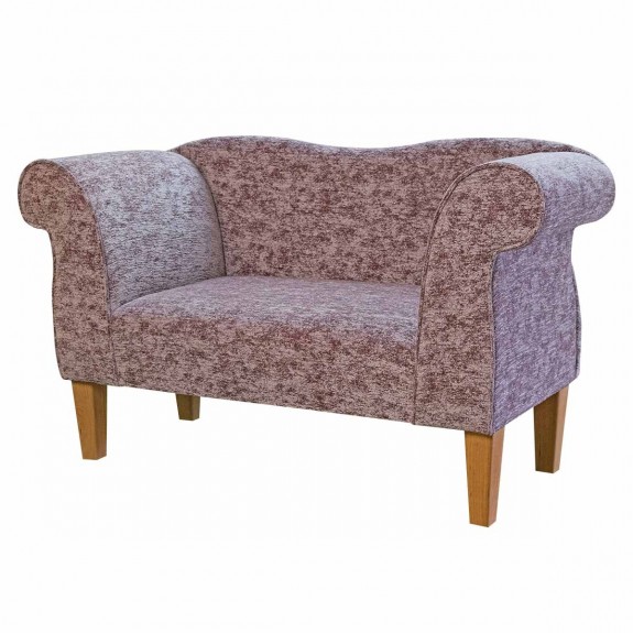 Small Chaise Sofa in Millbank Heather Fabric SR12693 | Beaumont