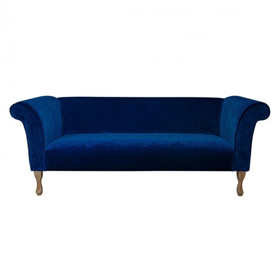Compact 3 Seater Sofa in Dolce Orbit Strie Velvet Fabric