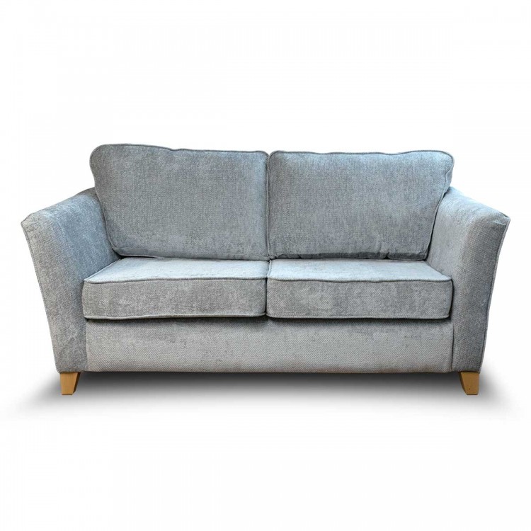 Diana Three Seater Sofa in Cadiz Charcoal Soft Weave Fabric | Beaumont