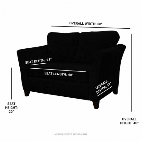 red tartan sofa dimensions