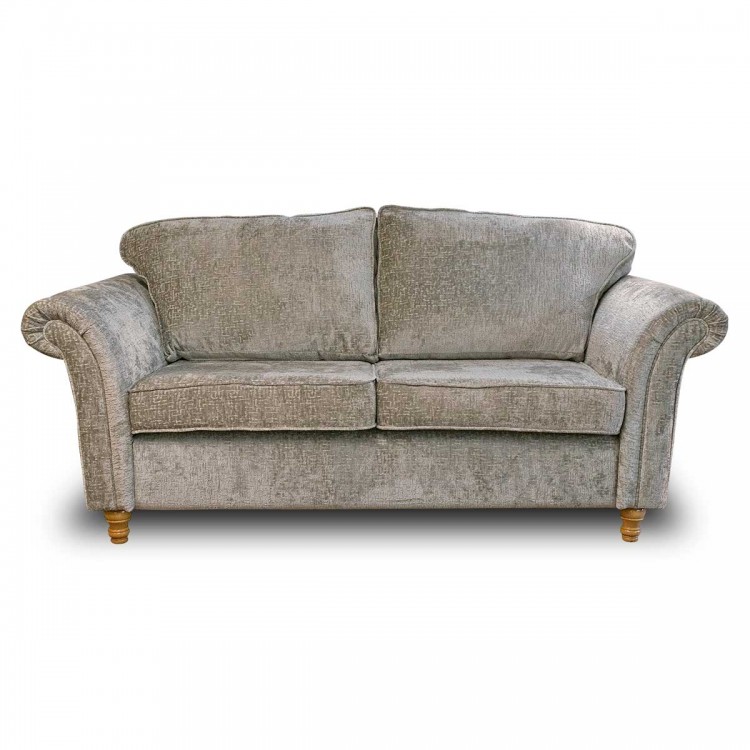 three seater truffle colour sofa