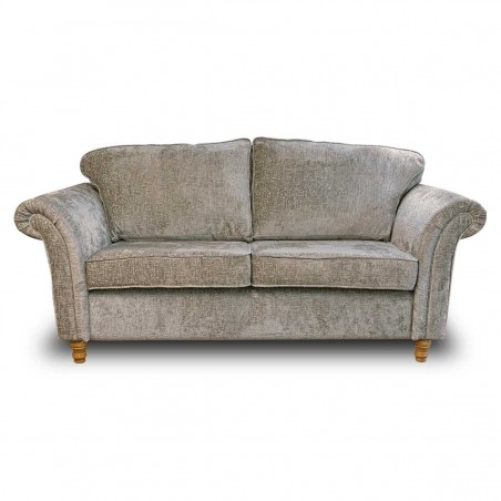 three seater truffle colour sofa