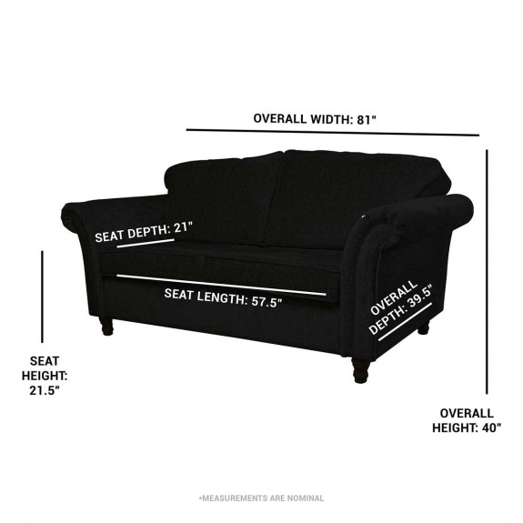 Milan Three Seater Sofa in Alexandra Truffle Mazey Fabric