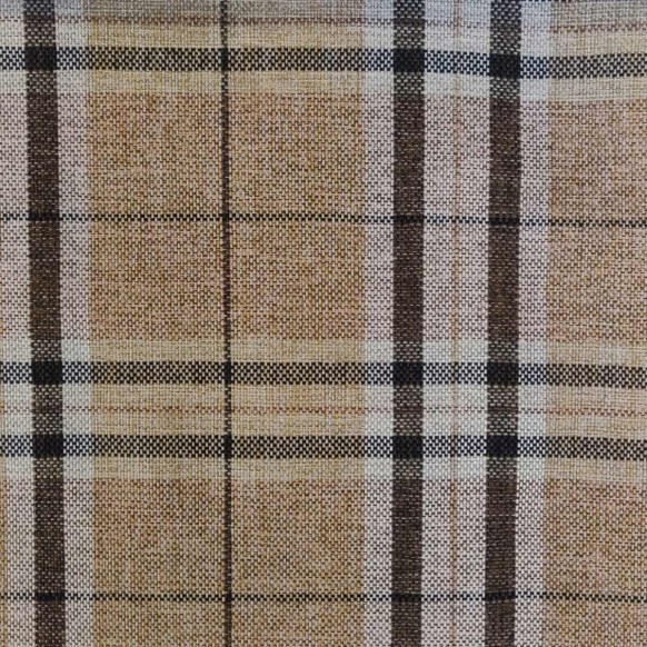 Standard Wingback Fireside Chair in Gleneagles Check & Plain Saddle Fabric