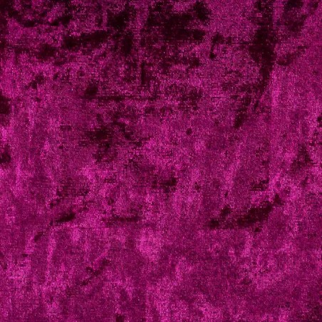 Wingback Chair in a Shimmer Fuchsia Crushed Velvet Fabric | Beaumont