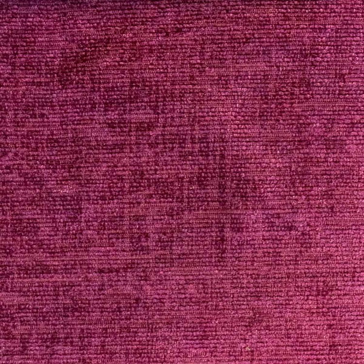 Compact 3 Seater Sofa in Carlton Fuchsia Modern Chenille Fabric | Beaumont