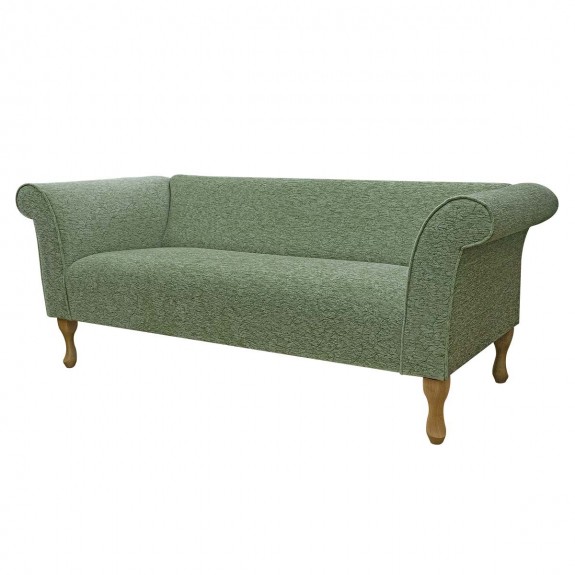 Compact 3 Seater Sofa in a Coniston Floral Green Fabric | Beaumont