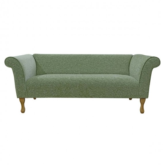 Compact 3 Seater Sofa in a Coniston Floral Green Fabric
