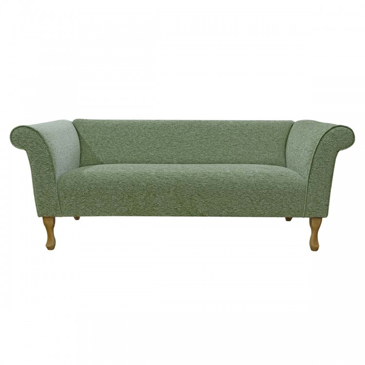 Compact 3 Seater Sofa in a Coniston Floral Green Fabric | Beaumont
