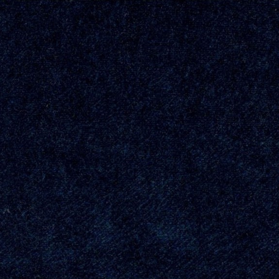 52" Medium Chaise Longue in Pastiche Crush Plain Navy Chenille Fabric