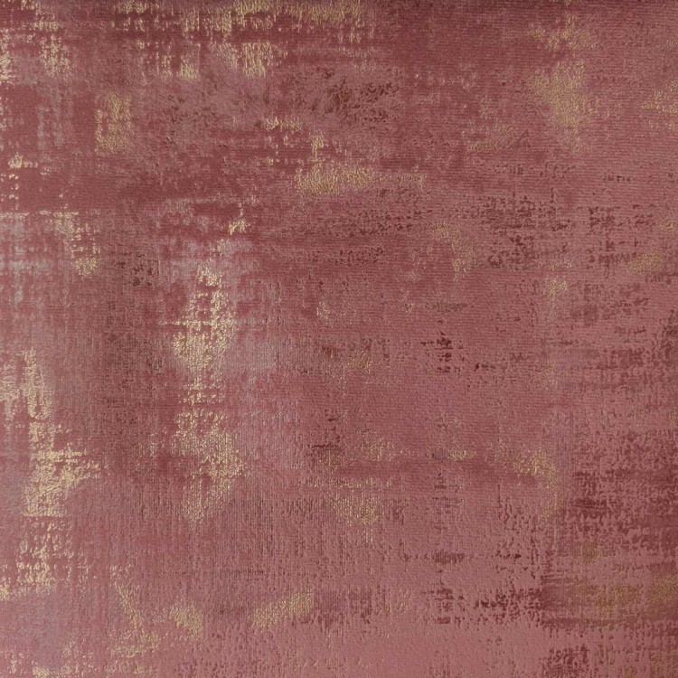 Compact Chaise Longue in a Seville Fuchsia & Brushed Gold Fabric | Beaumont