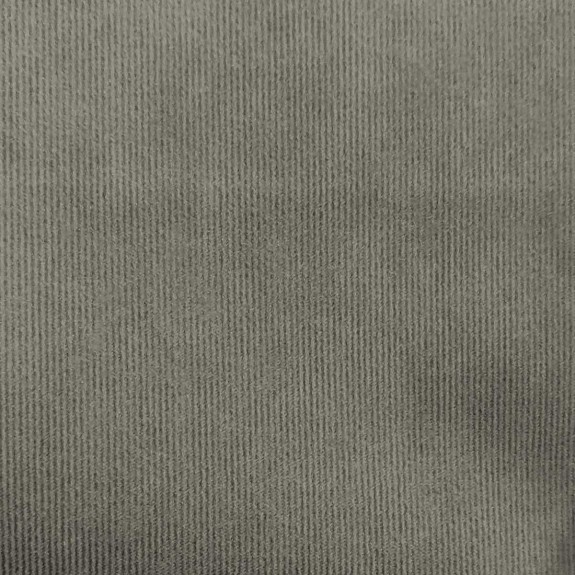 41" Mini Chaise Longue in a Dolce Fog Strie Velvet Fabric