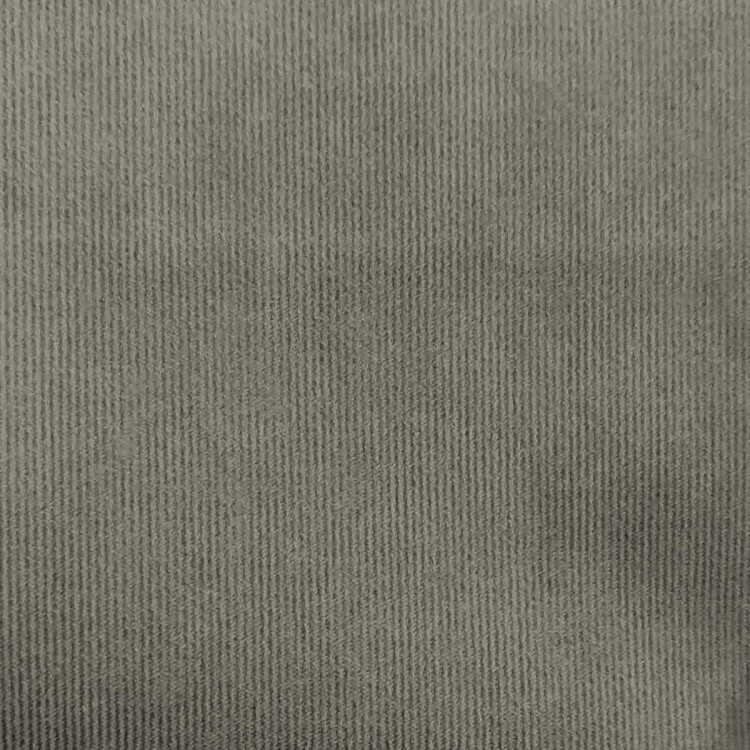 Mini Chaise Longue in Dolce Fog Strie Velvet Fabric DOL3494 | Beaumont