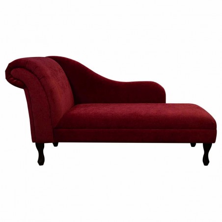Large Chaise Longue in Dolce Arabia Velvet Fabric DOL3486 | Beaumont