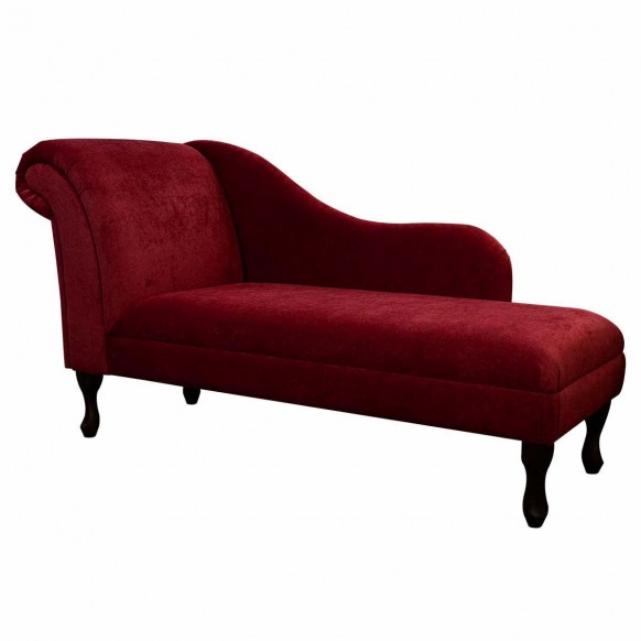 Large Chaise Longue in Dolce Arabia Velvet Fabric DOL3486 | Beaumont